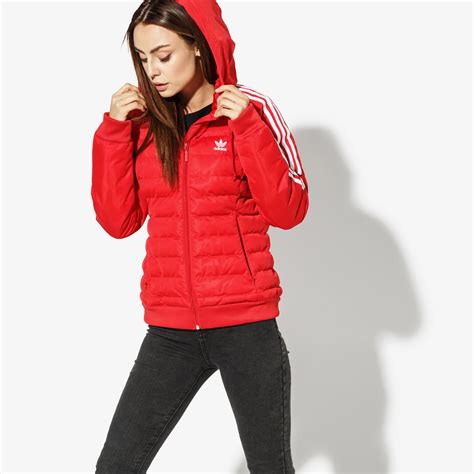 rote adidas winterjacke